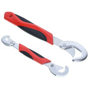 Set 2 chei universale reglabile pentru instalatii sanitare, interval 9-32mm, manere ergonomice antiderapante rosii