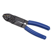 Cleste sertizat papuci electrici 7 in 1, pentru fire AWG 8-26, manere ergonomice albastre anti-alunecare