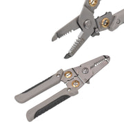 Cleste multifunctional 6 in 1 pentru fire 0,8-2,8mm, otel tratat termic, manere PVC, dezizolare si sertizare