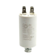 Condensator pornire motor 10uF 450V, toleranta ±5%, cu papuci tip tata si surub de fixare