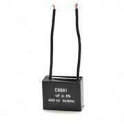 Condensator pornire motor CBB61 2uF 450V AC 50/60Hz cu fire, toleranta ±5%