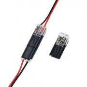 Conector rapid 2 pini pentru fire 22-20 AWG, 9A, 36V, mufa tata si mama pentru instalatii LED