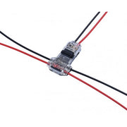 Conector cablu T2 cu blocare 300V 10A, capac transparent, compatibil fire litate 0,35-0,75mm