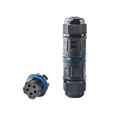 Conector electric impermeabil 4 poli IP68 pentru cablu 5-11mm, carcasa PA66, inel etansare cauciuc