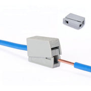 Conector rapid cu apasare pentru fire 0,5-2,5mm, 24A 250V, compatibil fire litate si brute
