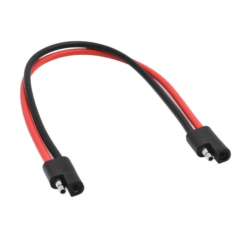 Cablu SAE 30cm pentru baterii auto, conductori cupru 12AWG rosu si negru, conectare rapida