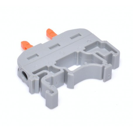 Conector sina DIN vazut din spate, carcasa ABS ignifuga cu sistem de prindere
