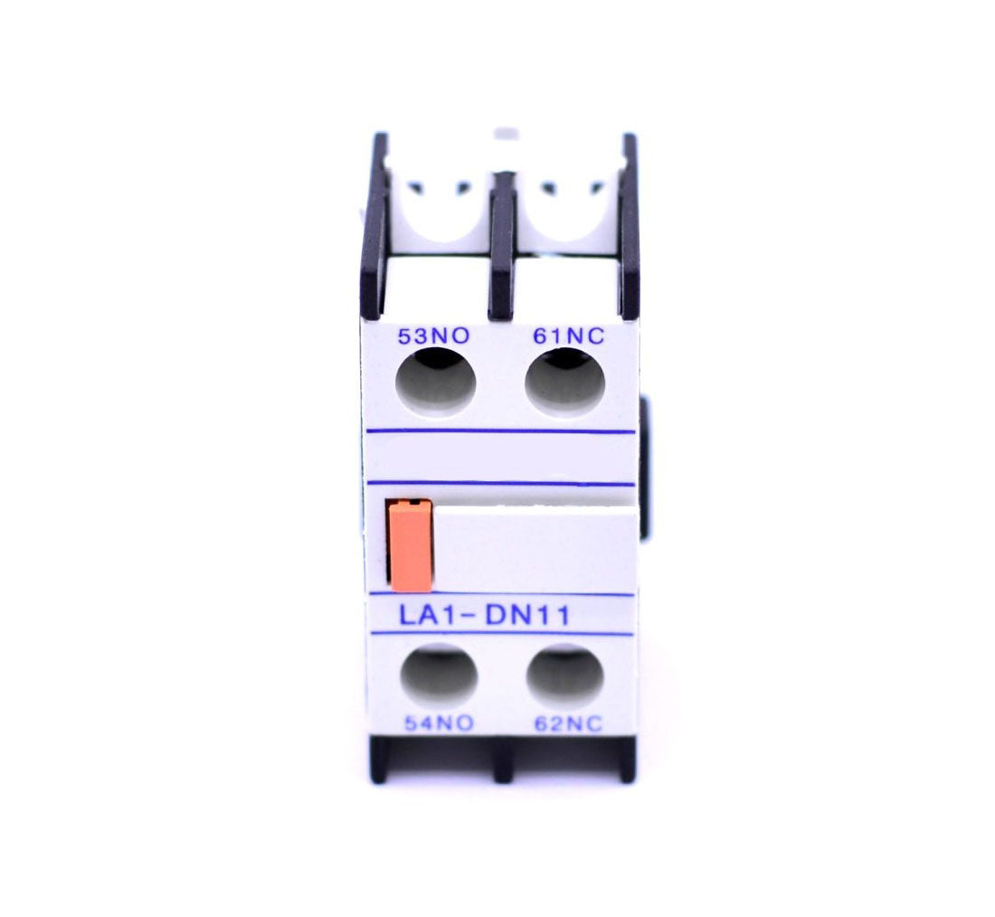 Contact auxiliar 1NO/1NC, 10A 750V, montaj lateral pe contactor, borne surub 53NO 61NC 54NO 62NC