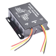 Convertor tensiune 24V-12V DC 30A 360W pentru camioane si vehicule profesionale, carcasa neagra cu fire colorate