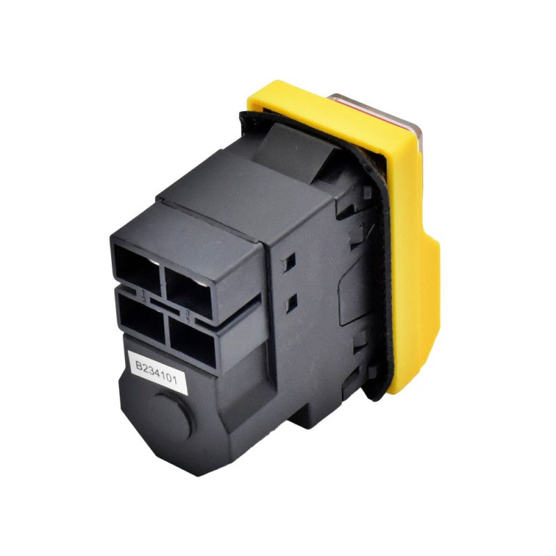 Intrerupator electromagnetic 4P vedere spate completa, bloc de borne multiple pentru conectare rapida