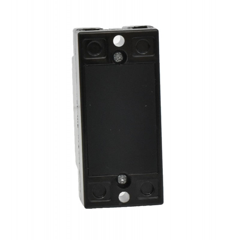 Intrerupator MCCB 15A, vedere laterala spate, carcasa compacta 70x32x53mm cu puncte de fixare