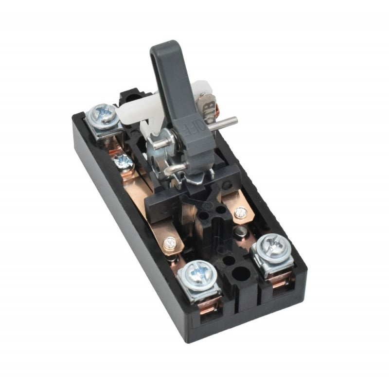 Intrerupator MCCB 32A bipolar, mecanisme interne cu maneta de actionare si contacte cupru