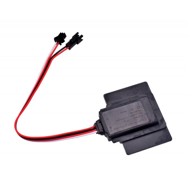 Controler touch pentru LED 12V 60W, vedere din spate cu inscriptii tehnice vizibile