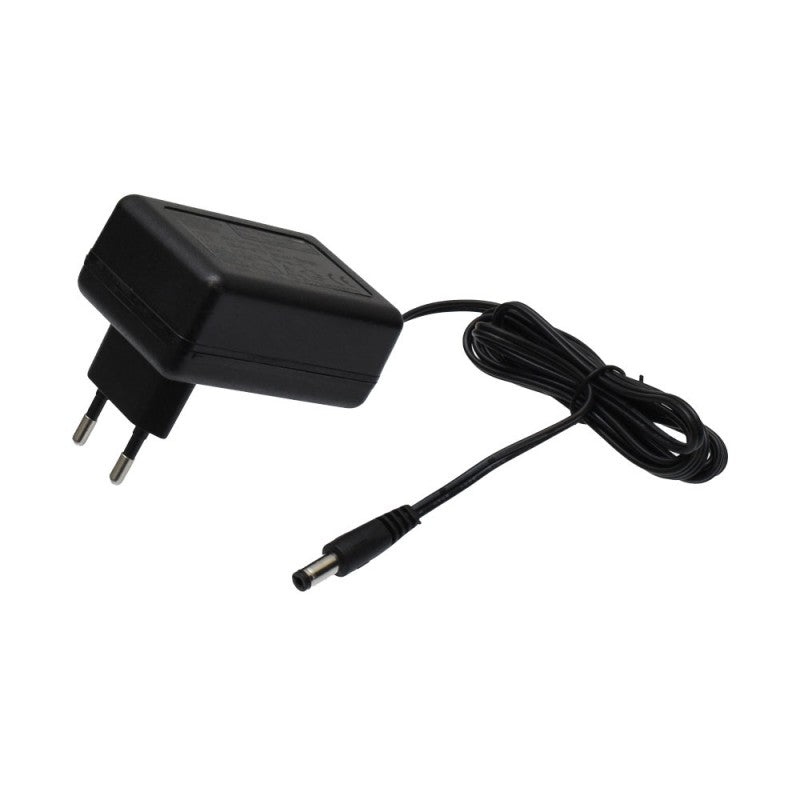 Incarcator acumulatori plumb-acid 13,8V 1A, mufa DC 2,1mm, cablu 100cm, priza EU, culoare neagra