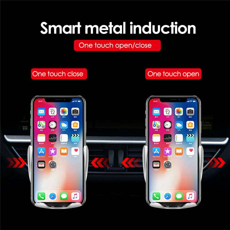 Suport auto wireless cu senzor infrarosu, deschidere si inchidere automata a bratelor la o atingere
