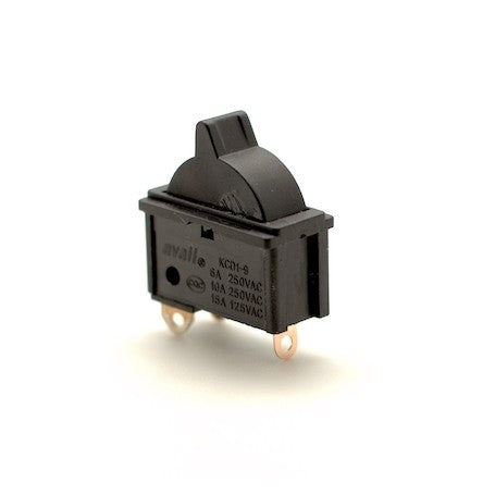 Comutator basculant ON-OFF negru 10A 250VAC, 3 contacte, montaj panou, pentru aparate electrice casnice si industriale