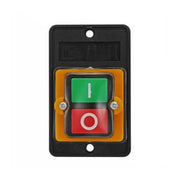 Intrerupator industrial pornire-oprire 220V-380V, 10A, butoane verde si rosu, protectie apa si praf