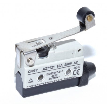 Limitator de cursa cu parghie si rola, 10A, 250V AC, carcasa ABS compact 53x32x20mm