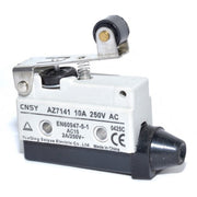 Limitator de cursa cu tija scurta si rola, 10A, 250V AC, carcasa ABS ignifuga, certificat CE