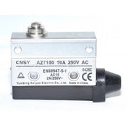 Intrerupator limitator cu buton tip cui, 10A, 250V AC, carcasa metalica zincata, certificat EN60947-5-1