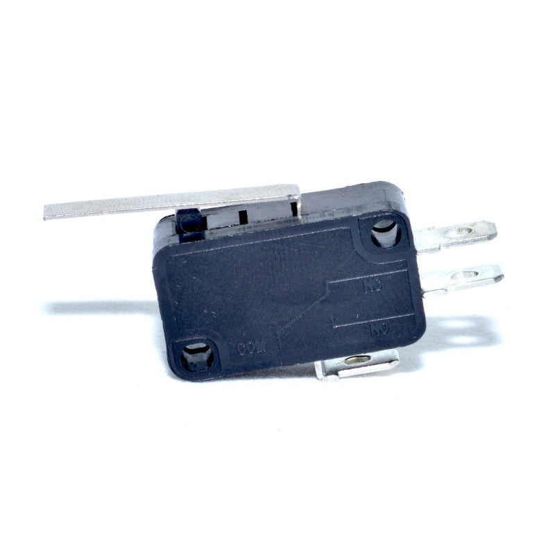 Intrerupator limitator compact 220V, vedere frontala, trei terminale faston si parghie metalica