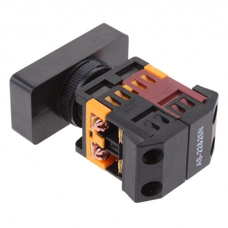 Intrerupator motor ON/OFF IP65 vedere laterala, bloc terminal cu borne pentru conectare cabluri