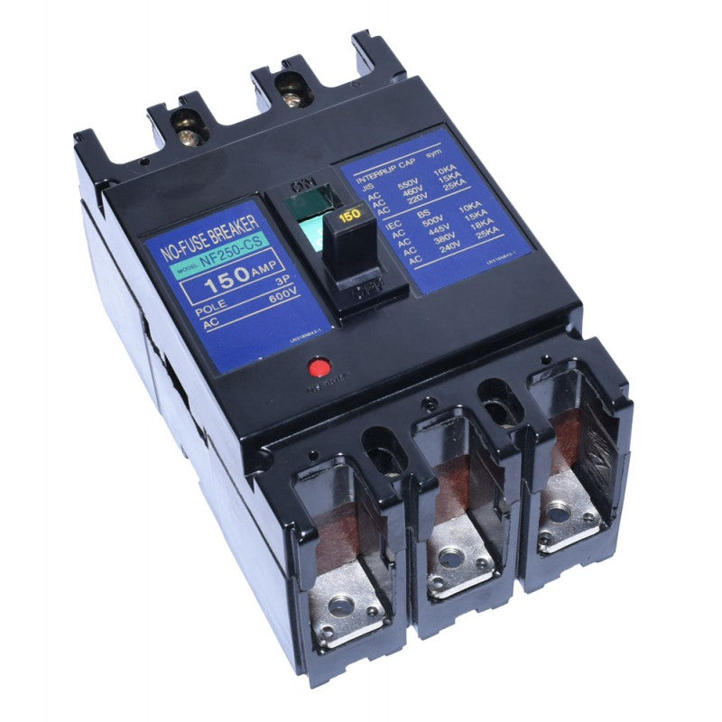 Intrerupator tripolar 150A 600V AC, 3 poli, maneta ON-OFF, capacitate intrerupere 25kA