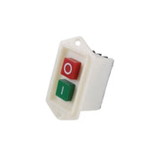 Intrerupator industrial ON/OFF 220V-380V 10A, dublu buton rosu-verde, montaj panou