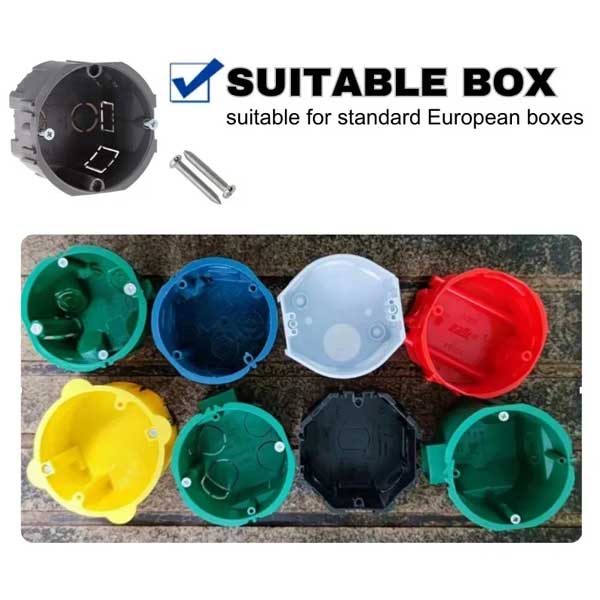 Intrerupator smart touch compatibil cu doze electrice standard europene, montaj ingropat