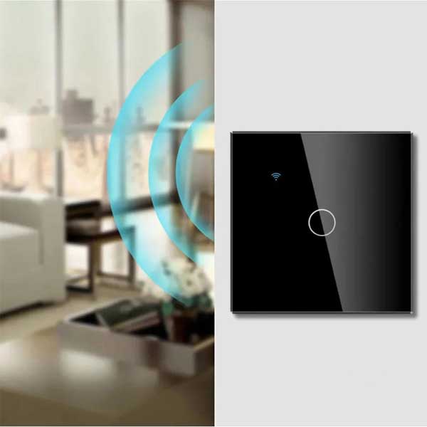Intrerupator smart WiFi montat pe perete, conectivitate wireless pentru casa inteligenta