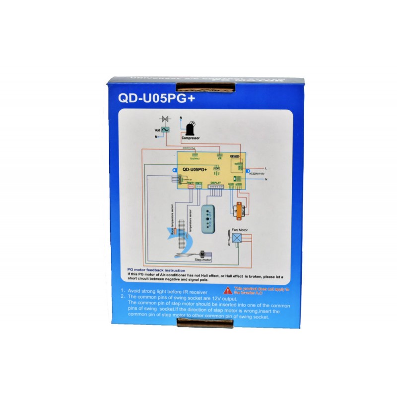 Schema electronica de conectare a kitului universal de control A/C, cu instructiuni de instalare