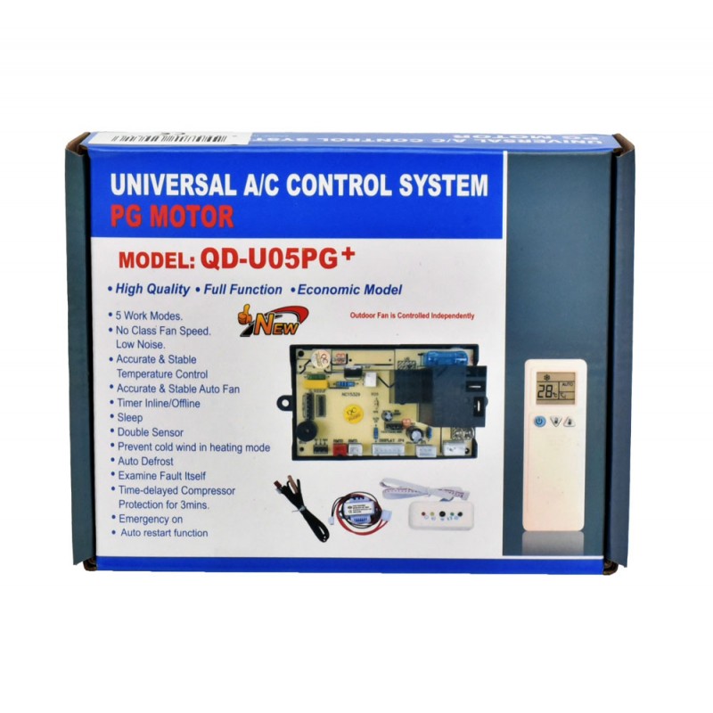 Cutie kit universal control A/C cu 5 moduri de lucru, protectie compresor 3 minute si repornire automata