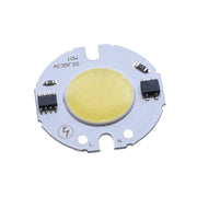Modul COB LED 4W 220V, 35mm, 500 lm, lumina alba rece 6500K, alimentare directa retea, suport aluminiu