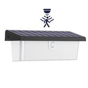 Lampa solara LED de perete cu senzor de miscare, 20W, IP65, acumulator 2200 mAh, montaj exterior