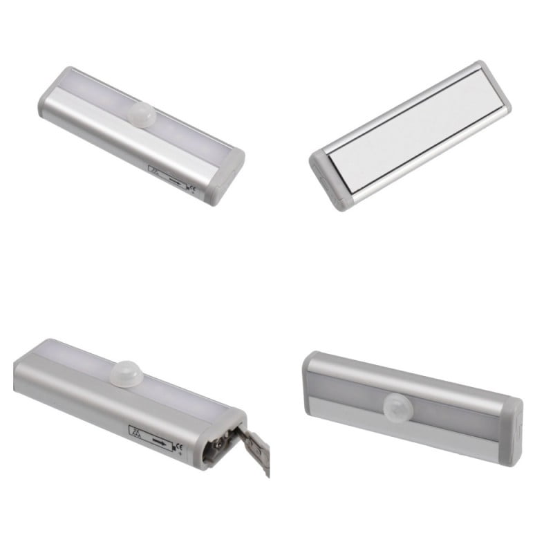 Lampa LED pentru mobila cu senzor miscare, vederi multiple din toate unghiurile, design compact