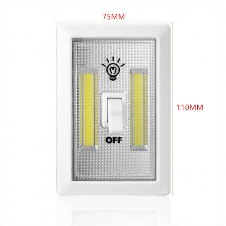 Lampa LED COB cu dimensiuni 75x110mm, montaj magnetic sau cu suruburi, rezistenta IPX4