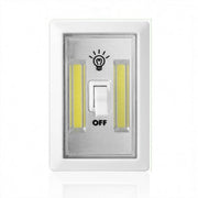 Lampa LED COB 6W cu intrerupator ON/OFF, montaj magnetic, 75x110mm, lumina alba pentru spatii intunecate