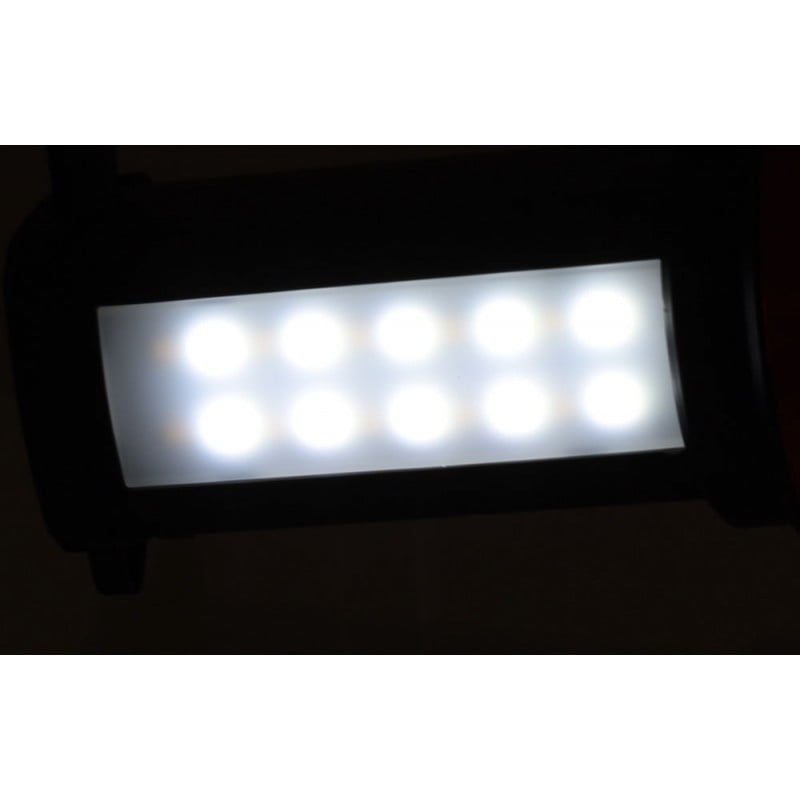 Lampa laterala SMD a lanternei portabile in modul lumina rece, 20 LED-uri albe aprinse