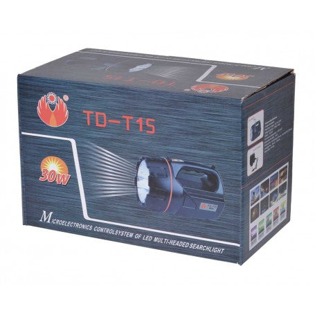 Cutie de ambalaj lanterna portabila LED 30W, design compact pentru transport si depozitare