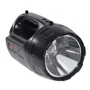 Lanterna LED portabila 30W reincarcabila, raza 700m, acumulator 4000mAh, corp negru robust