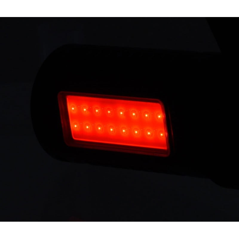 Lanterna LED portabila cu panou COB lateral in mod rosu intermitent pentru semnalizare