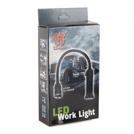 Cutie ambalaj lanterna LED de lucru 1000 lumeni cu brat flexibil