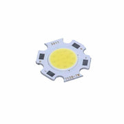 Chip LED COB 7W alb rece, diametru activ 11mm, suport aluminiu 20mm, 300mA