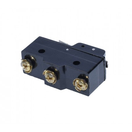 Limitator de cursa 15A vedere spate cu cele 3 terminale cu surub aurii pentru conectare electrica