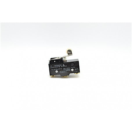 Limitator de cursa cu rola 11mm, 250V AC, vedere laterala dreapta pe fond alb