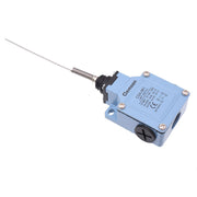 limitator de cursa cu sarma flexibila IP65, 10A, 380V, carcasa metalica albastra, actionare omnidirectionala