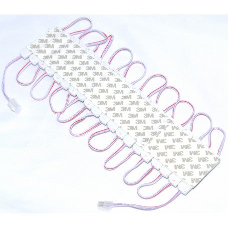 Module LED 220V cu banda adeziva 3M pe spate, montaj rapid fara suruburi, set 20 bucati