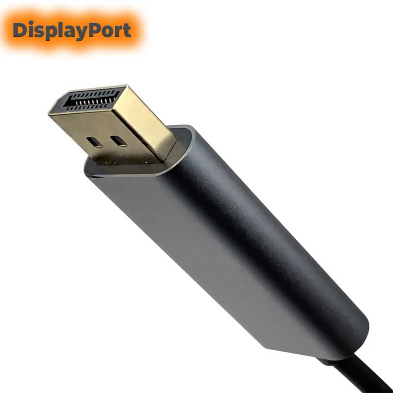 Conector DisplayPort aurit cu carcasa din aluminiu, cablu USB-C la DisplayPort 4K 60Hz