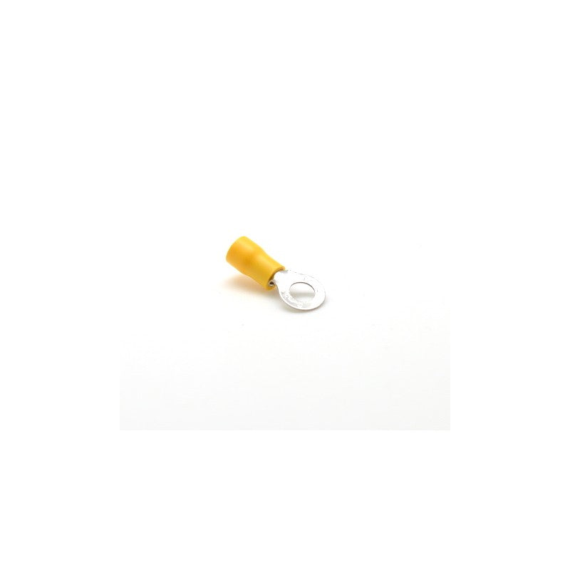 Papuc electric tip inel galben izolat, vedere laterala, compatibil cablu 4-6mm²