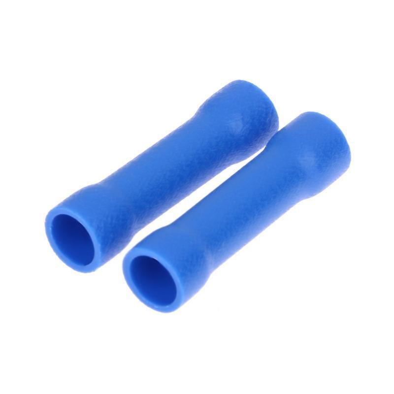 Papuci electrici inadire albastri, sectiune 2.5mm, set 100 bucati, conector tubular izolat